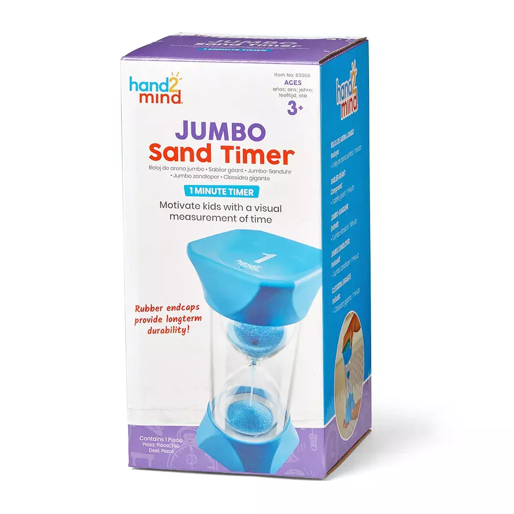 93066 Развивающая игрушка Jumbo Sand Timer, 1-Minute — изображение 6