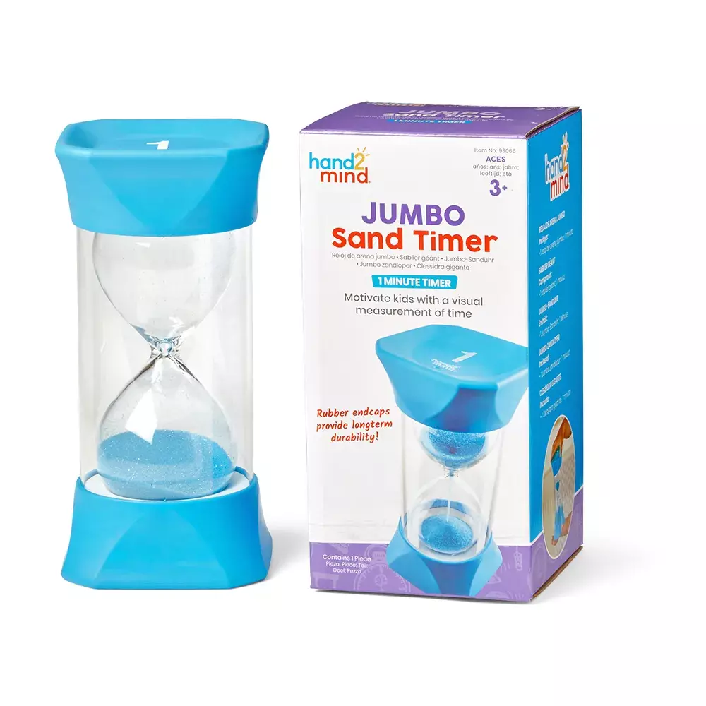 93066 Развивающая игрушка Jumbo Sand Timer, 1-Minute