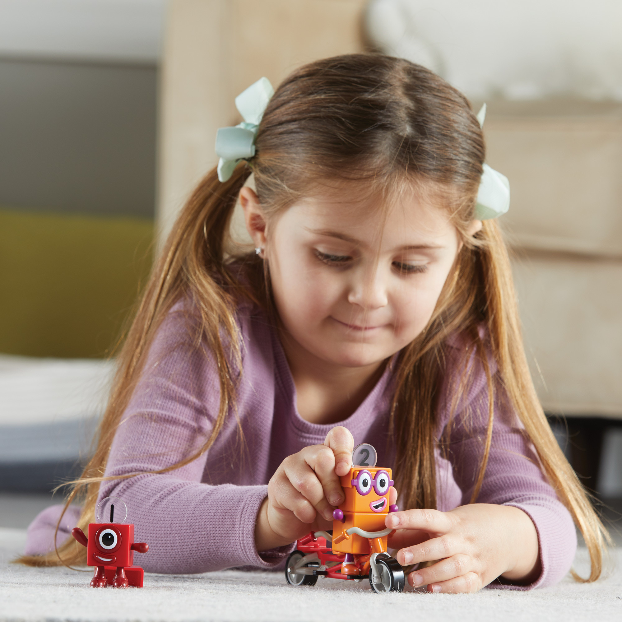 HM95354-UK Игровые фигурки Numberblocks. Единичка и двойка на велосипеде — изображение 9
