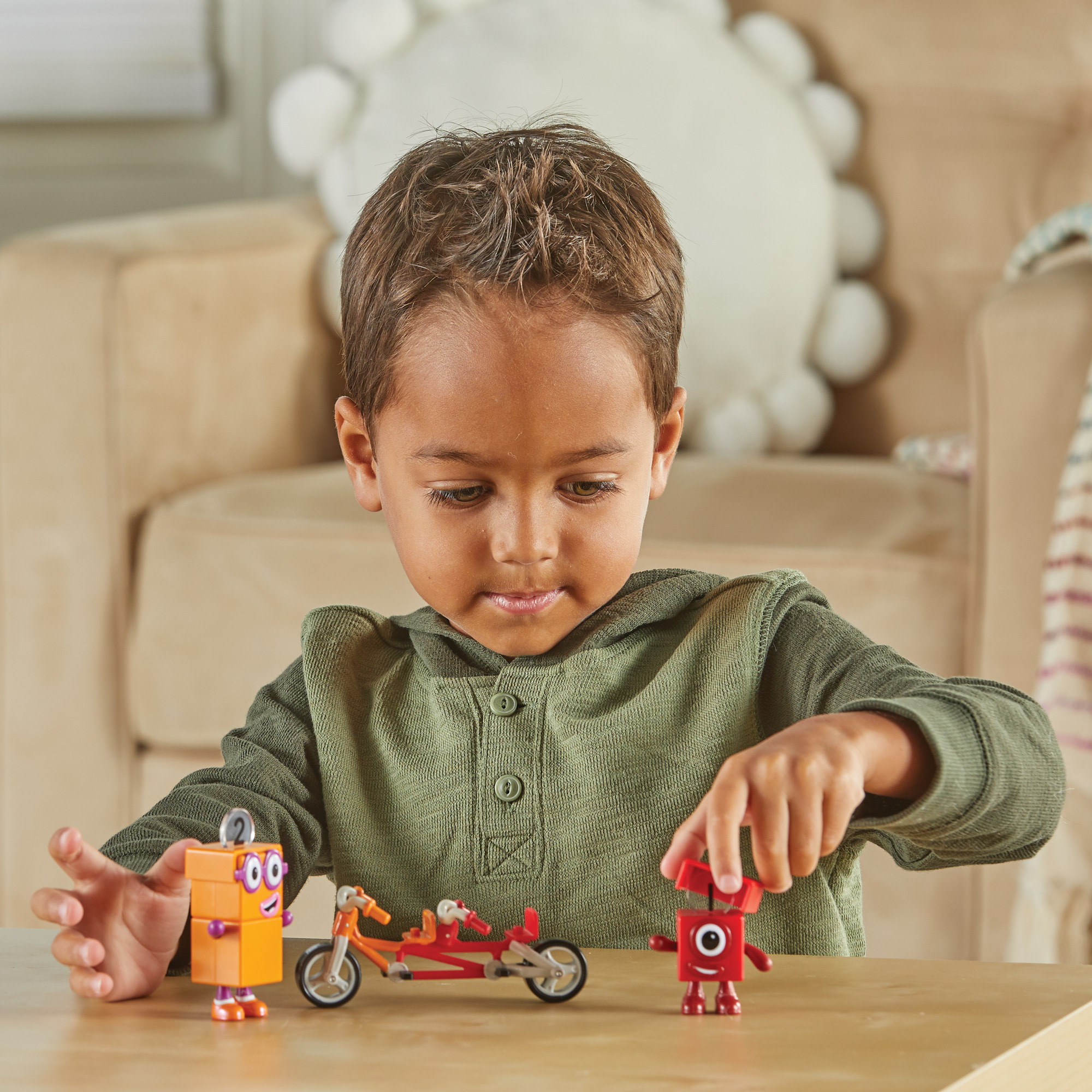 HM95354-UK Игровые фигурки Numberblocks. Единичка и двойка на велосипеде — изображение 16