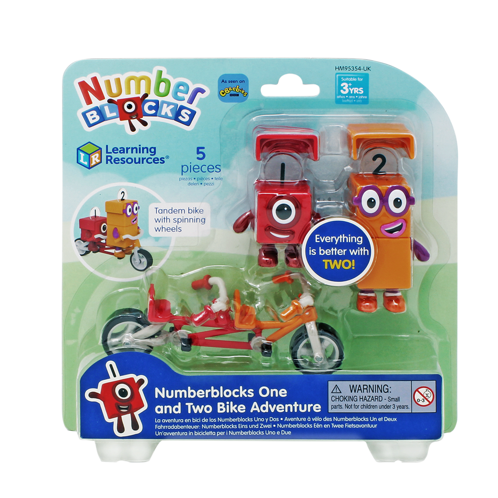 HM95354-UK Игровые фигурки Numberblocks. Единичка и двойка на велосипеде — изображение 11