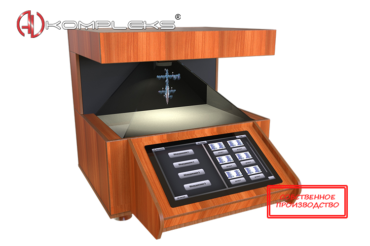 Настольная 3D пирамида «AVKompleks» с интерактивным экраном — изображение 6