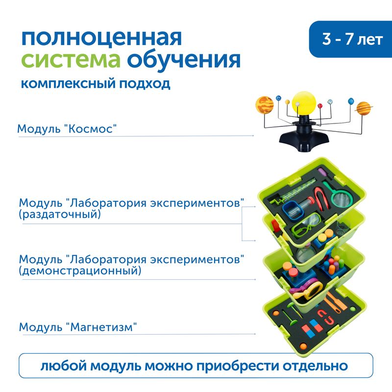 MS0042 Набор игрушек "Научные эксперименты" (с системой хранения) — изображение 3